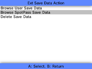 FBI Selecting Action inside Ext Data