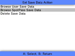 FBI Selecting Action inside Ext Data